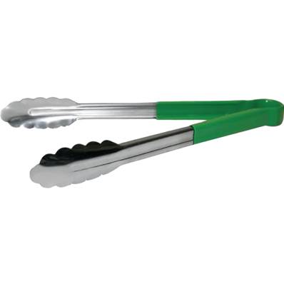 9" COLOUR CODED TONGS GREEN