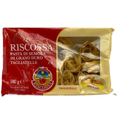 RISCOSSA TAGLIATELLE UOVO 500Gx12