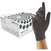 XLARGE UNIGLOVES BLACK PEARL NITRILE GLOVES X 100