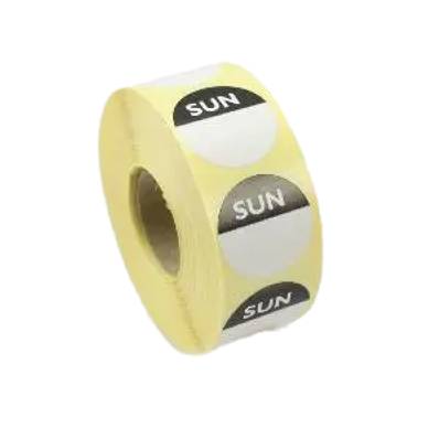 SUNDAY DAY DOT LABEL