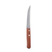 SIGNATURE STYLE 18/0 S/S WOODEN HANDLE STEAK KNIFE X 12