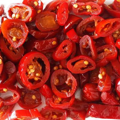 RED JALAPENO SLICED 3KG