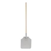 PIZZA PEEL ROUND SOLID BLADE 41CM DIA HANDLE 63.5CM