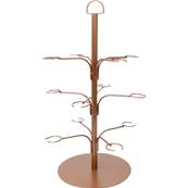 COCKTAIL TREE COPPER FINISH 60cm tall 12 glass
