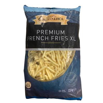 1 PACKET CHEFS EXCELLENCE 7/7 SHOE STRING CHIPS 2.5KG