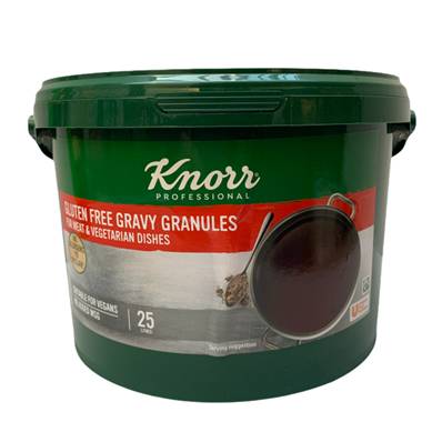 KNORR GRAVY GRANULES MEAT 25LTR GLUTEN FREE