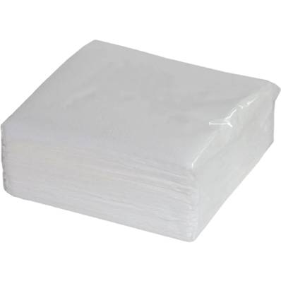 WHITE NAPKINS 30CM X 30CM 1PLY 1/4 FOLD 5000