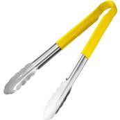 9'' COLOUR CODED TONG YELLOW