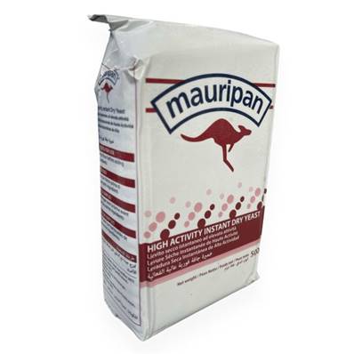 MAURIPAN HIGH ACTIVITY INSTANT DRY YEAST 500GM