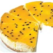 WHITE CHOCOLATE AND PASSIONFRUIT CHEESECAKE 14PTN