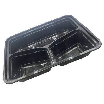 H-PACK 3 COMP BLACK BASE RECTANGULAR BASE X 300