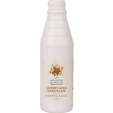 SIMPLY LUXURY MILK CHOCOLATE TOPPING SAUCE 1KG