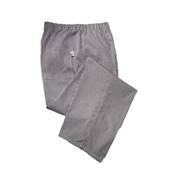SMALL BLACK/WHITE GINGHAM CHEF TROUSERS