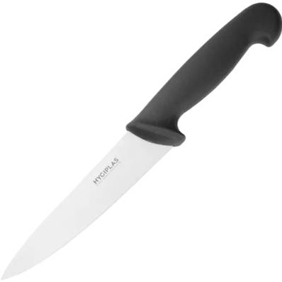 COOKS KNIFE BLACK HANDLE 8INCH
