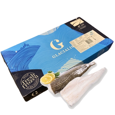 SHAT COD FILLETS RAW SKINLESS PIN BONE IN IQF 16/32OZ 6.81KG