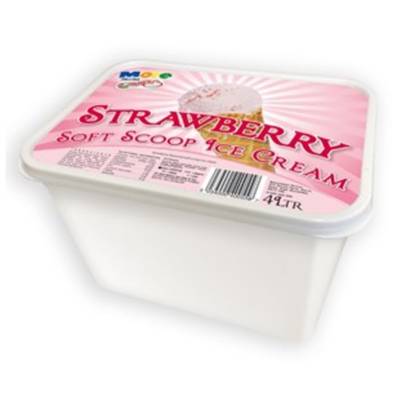 STRAWBERRY ICE-CREAM 4LITRES